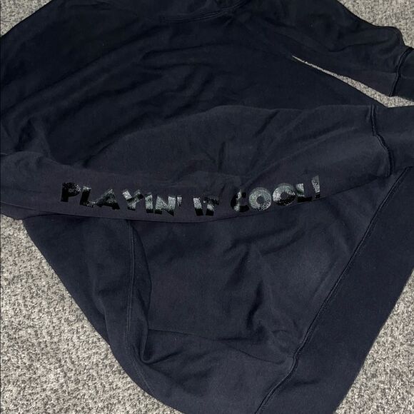 Black Sweater with Orange Mickey mouse graphic - Picture 3 of 3